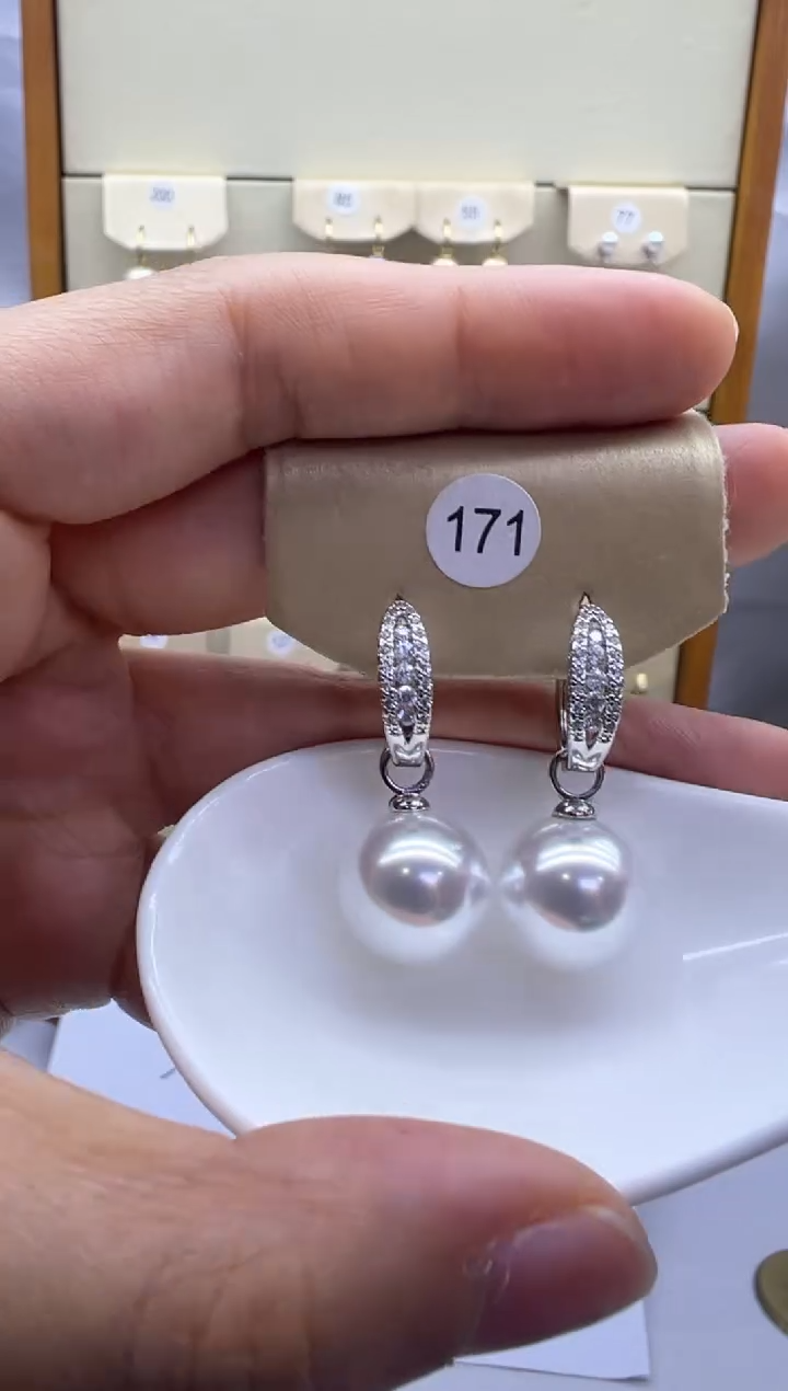 未镶嵌耳饰淡水珍珠171