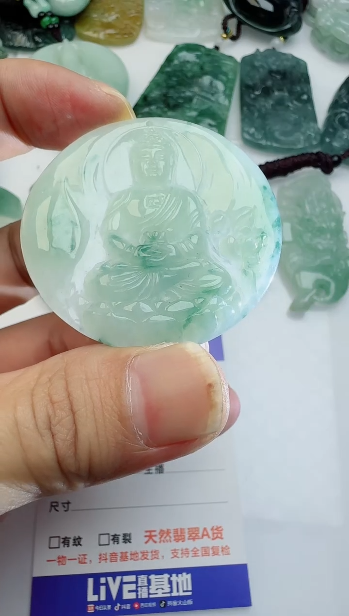 【闪购商品】翡翠颈饰未镶嵌11111111111