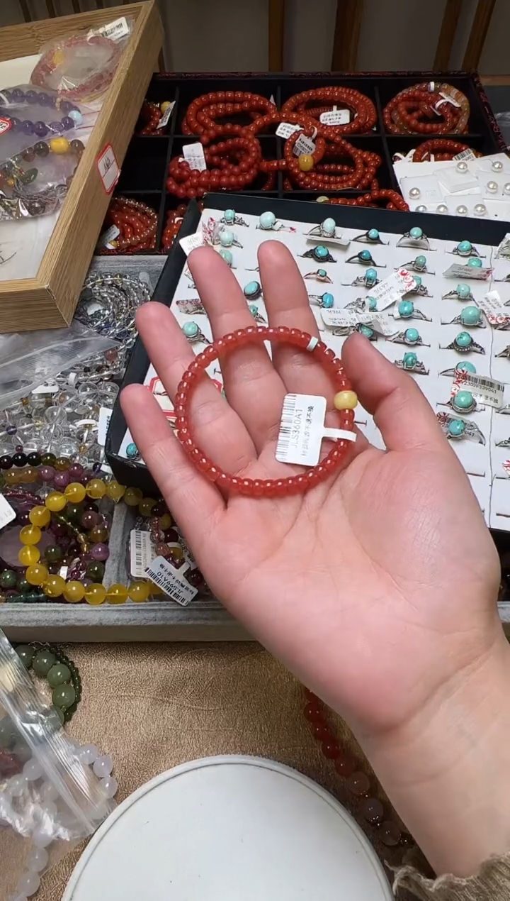 未镶嵌手链南红玛瑙青*南红单圈手串
