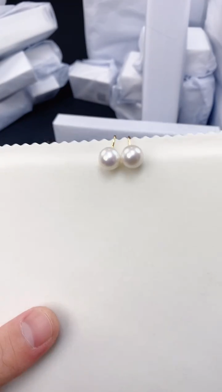 未镶嵌耳饰淡水珍珠ed1033