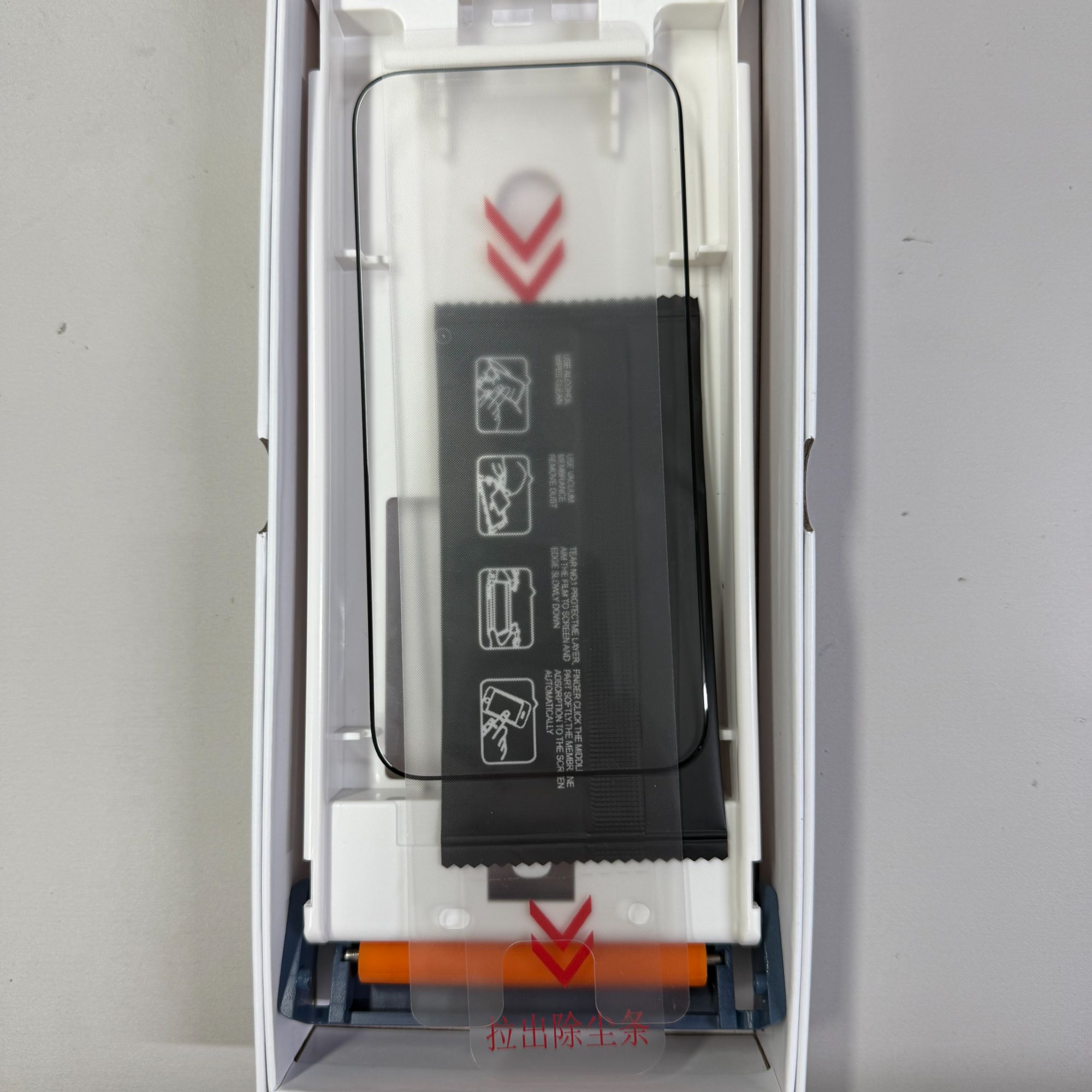 不遮挡不断触3D热弯钢化膜