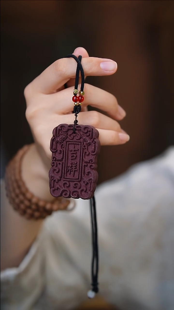 泥塑扶正合香【方形吉祥牌】非遗技艺