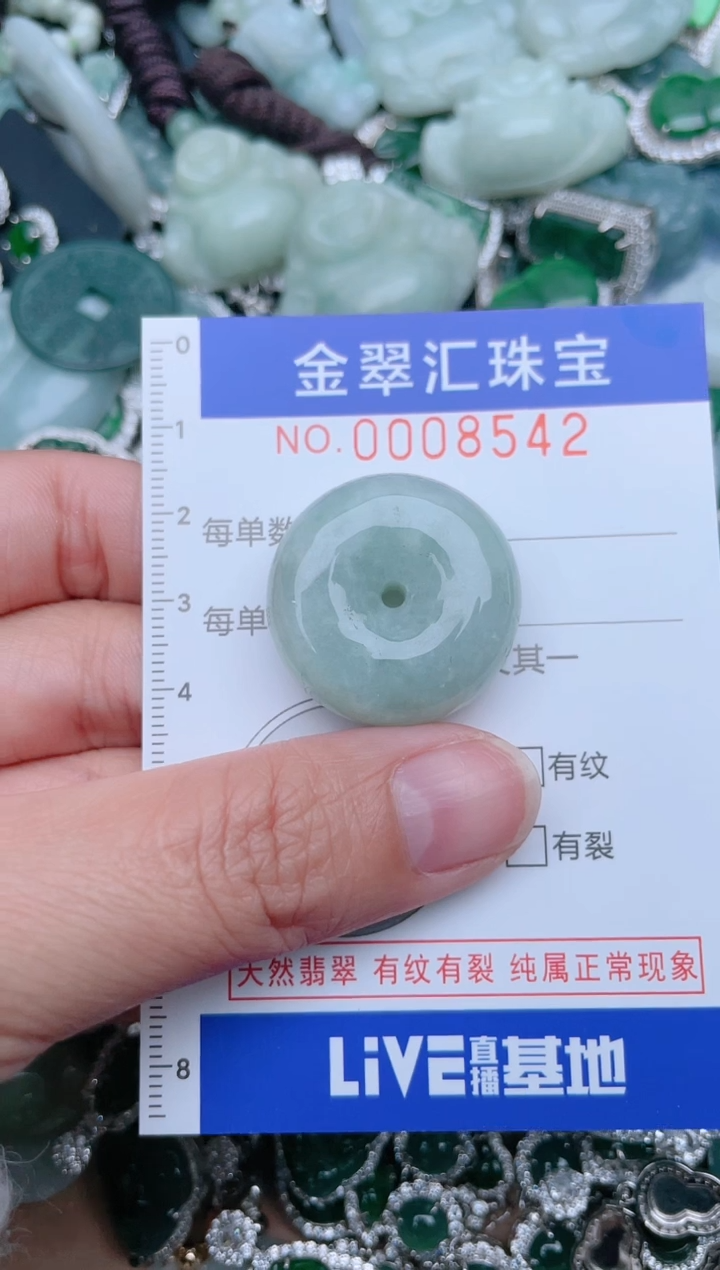 【闪购商品】翡翠颈饰未镶嵌8542.......1