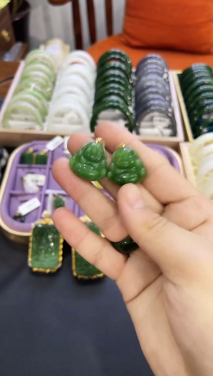 颈饰未镶嵌和田玉小艾多样性发货拍一发一