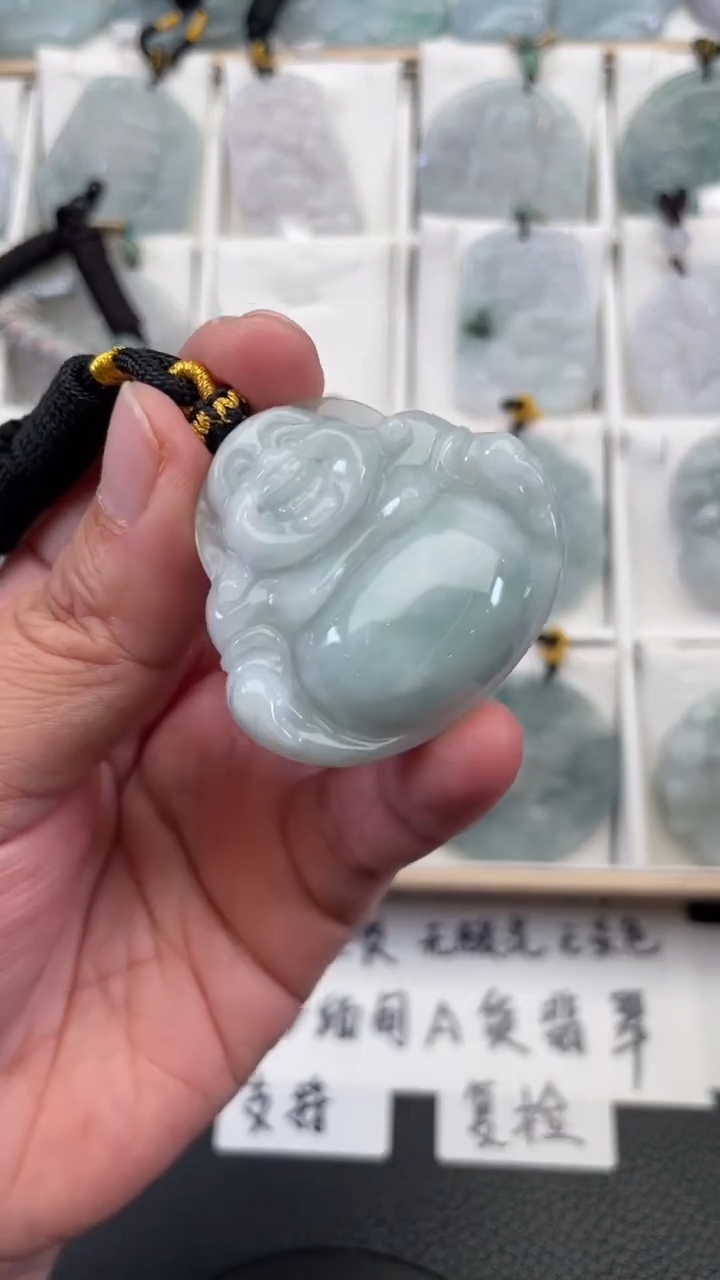 颈饰未镶嵌翡翠天然缅甸翡翠A货147