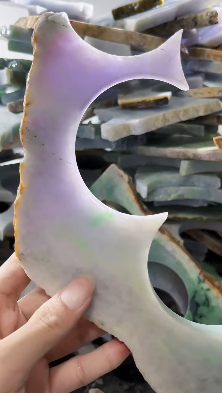 裸石翡翠缅甸翡翠A货陈8292