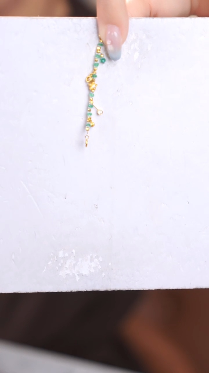 18K金镶嵌吊坠(不含链)祖母绿@@@@@