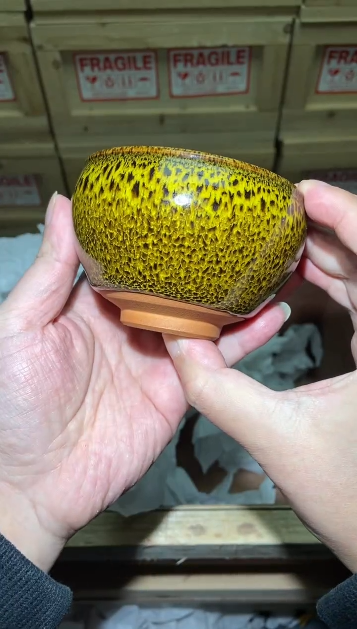 茶盏金玉满堂 将军 建盏主人杯