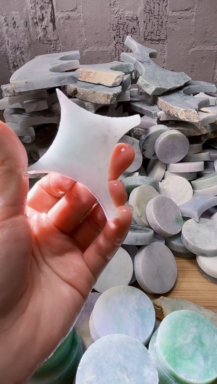 裸石翡翠天然翡翠A货古 南 309