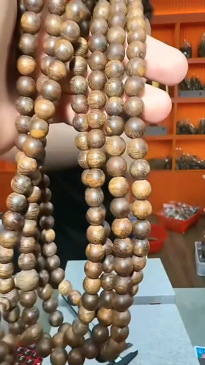 沉香手串121号长串37g0.9多样性发一