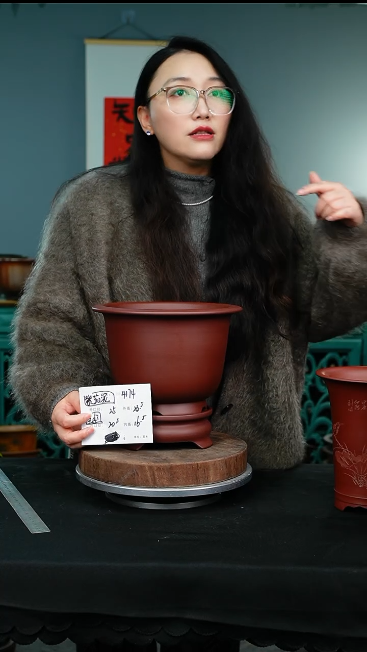 紫砂花盆4174紫砂花盆