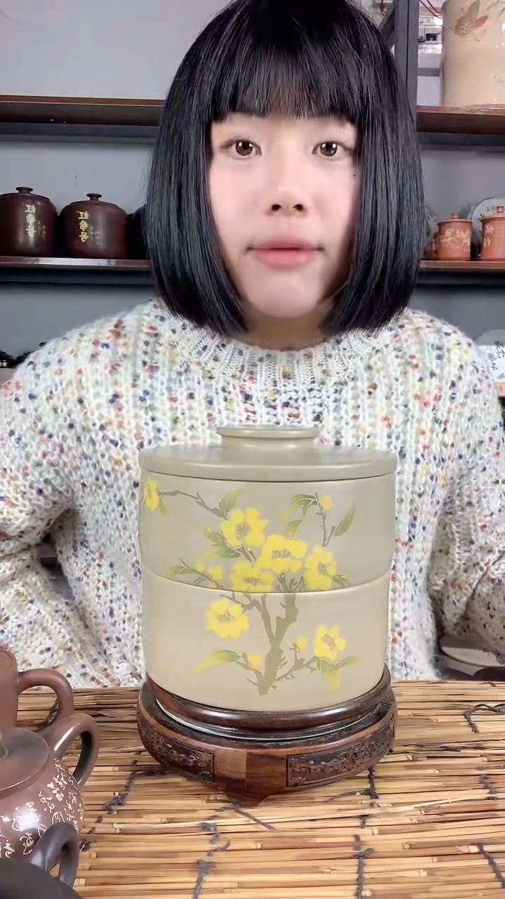 【闪购商品】罐白泥微瑕精磨彩填饼盒