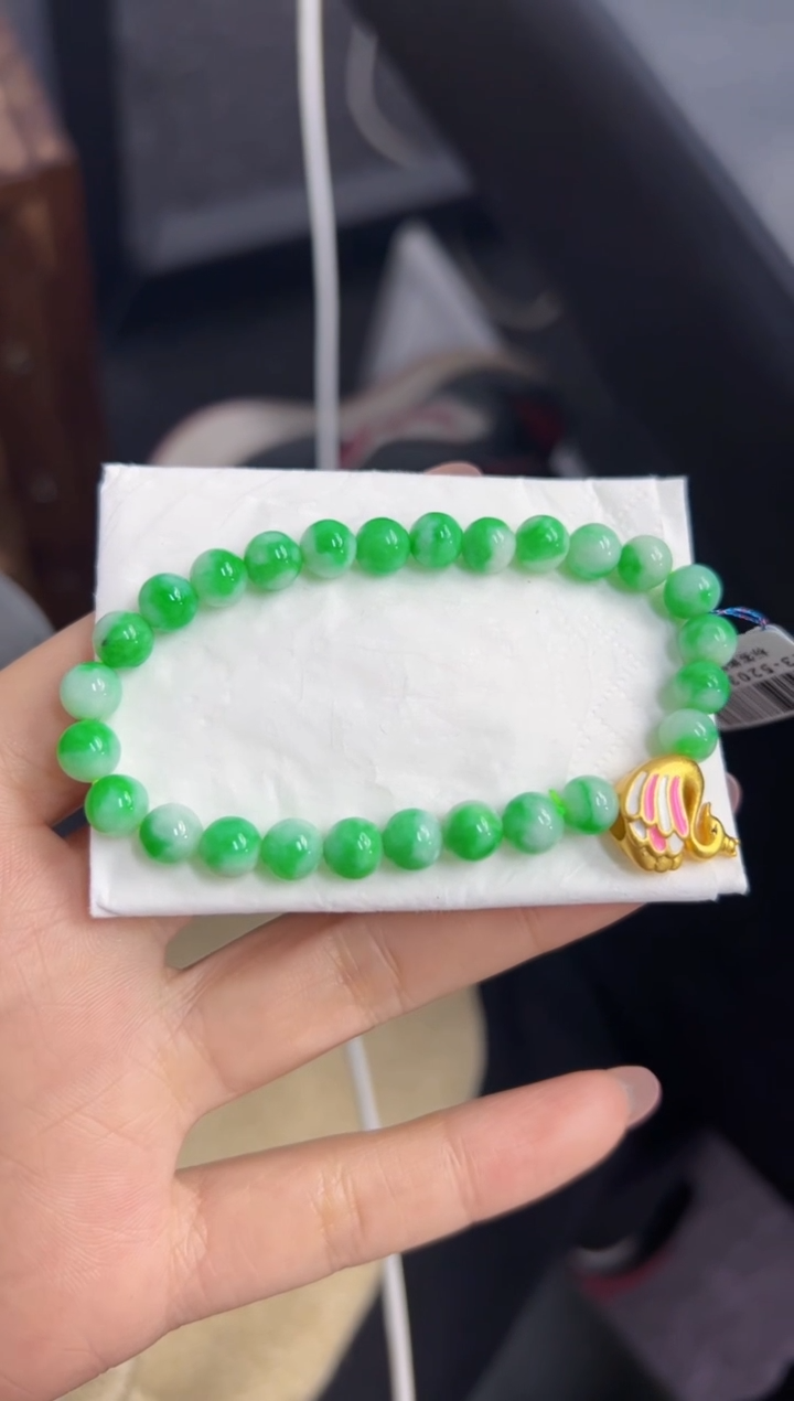 【闪购商品】翡翠手串未镶嵌Q缅料A货翡翠/支持复检/一件