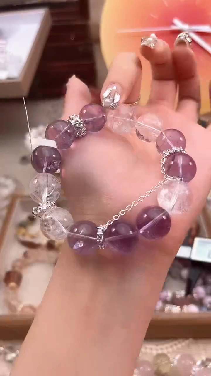 【闪购商品】水晶手链未镶嵌多样性发货发其一颜色微差