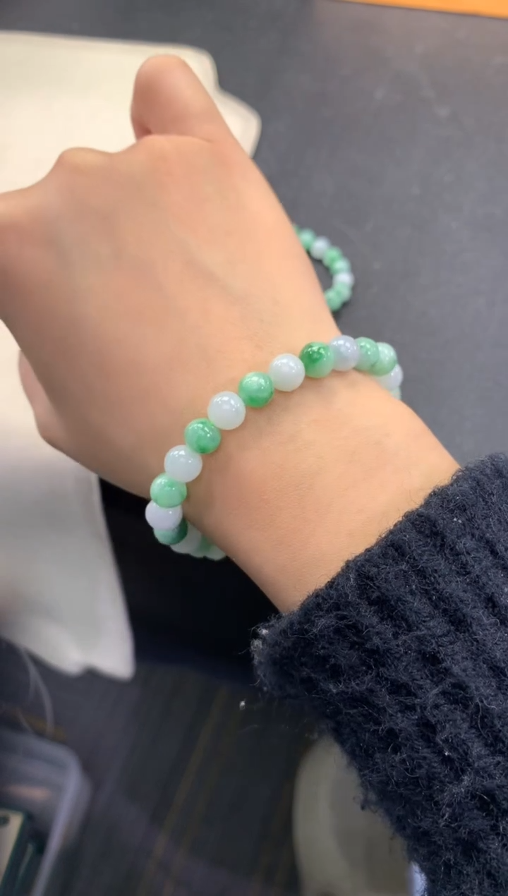 【闪购商品】翡翠手串未镶嵌FC382翡翠手串多样性发其一