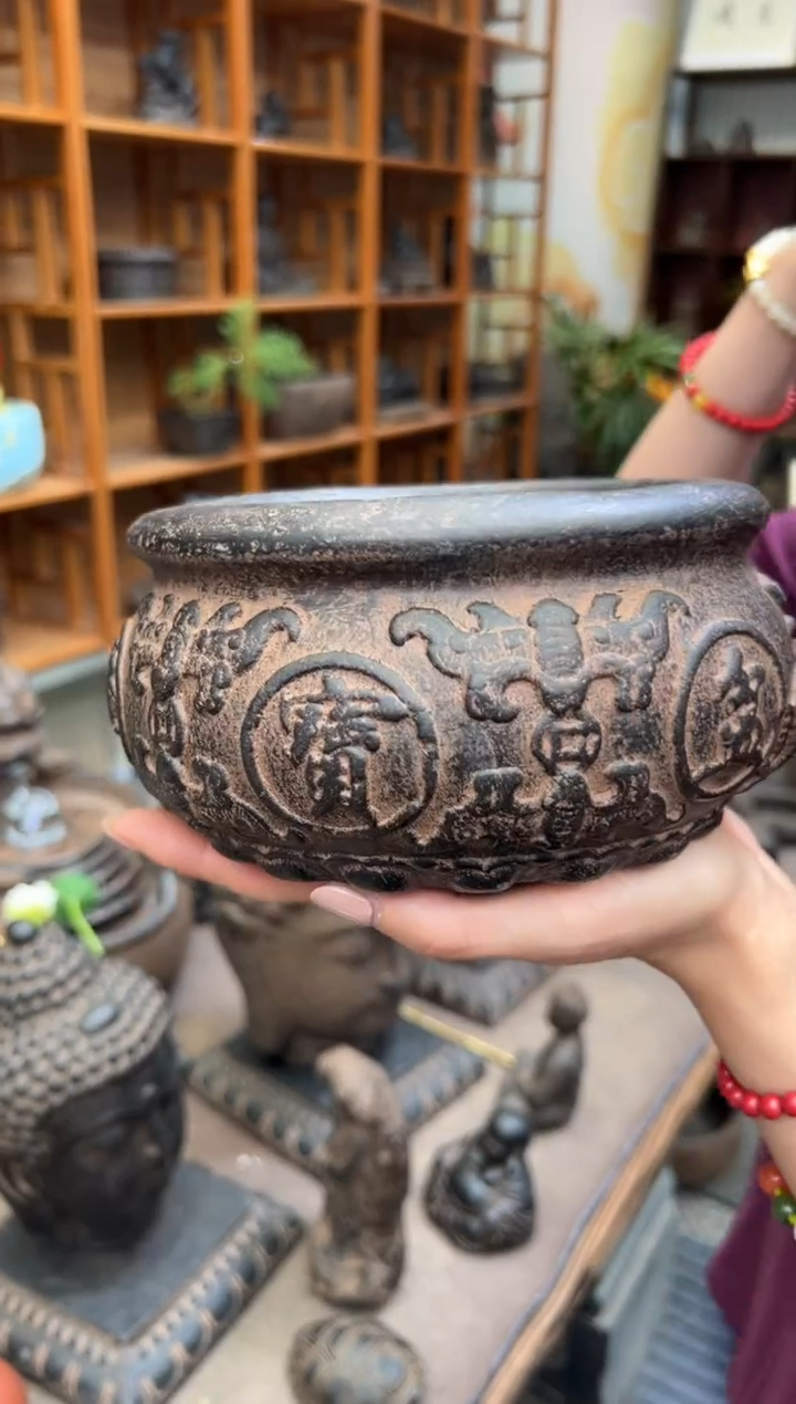 陶土【火山泥】聚宝盆