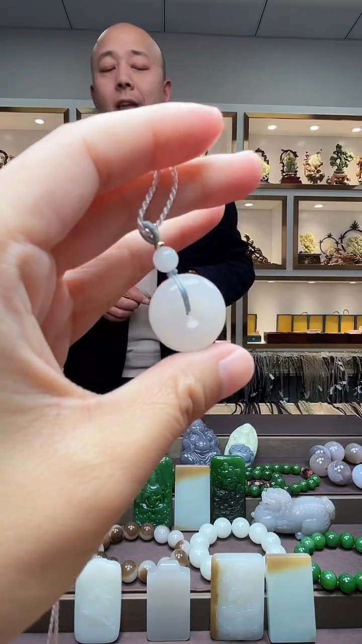 【闪购商品】和田玉挂件未镶嵌苏