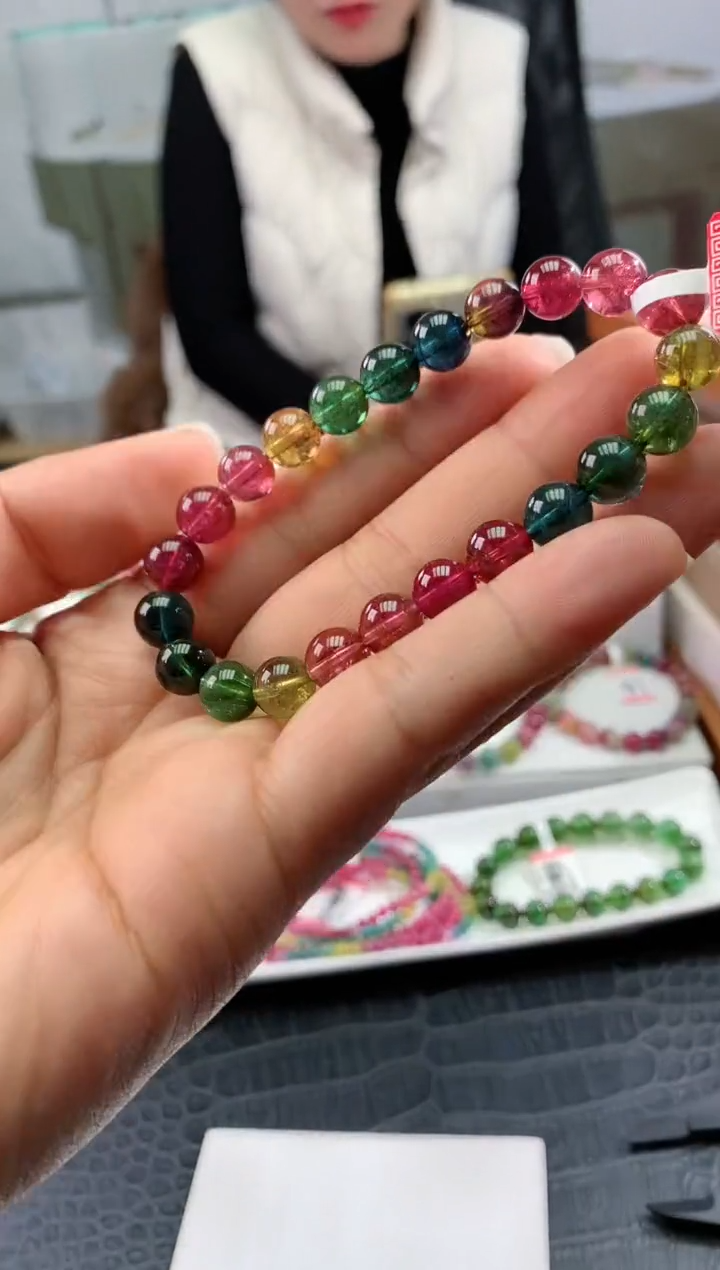 【闪购商品】碧玺手串未镶嵌多样性发一条