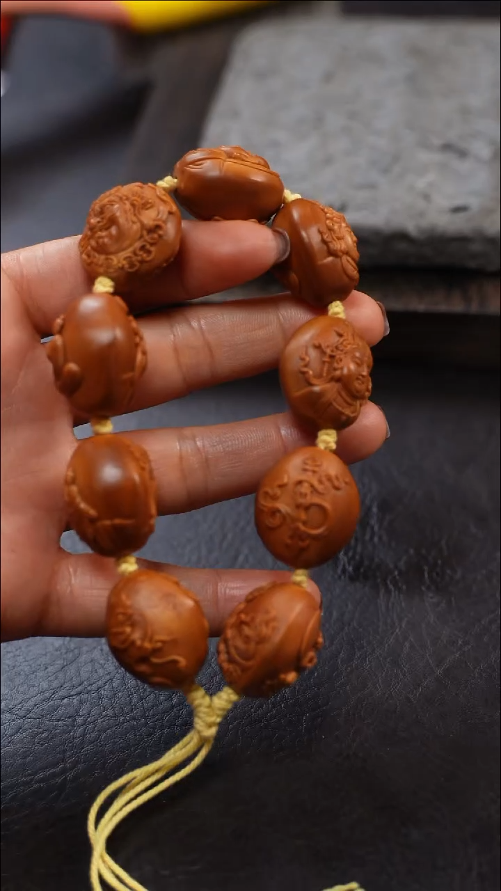 手串/手链橄榄核幸*星九林核雕文玩作品