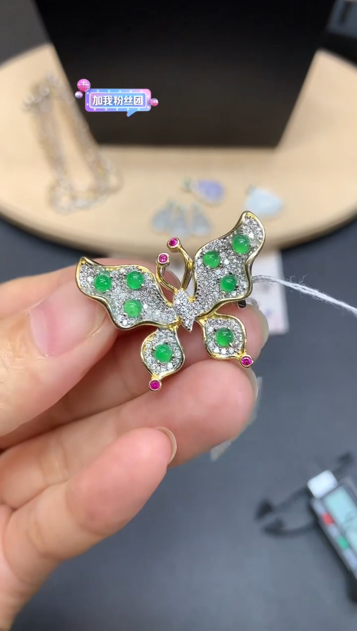 【闪购商品】翡翠吊坠(不含链)银S925镶嵌蛋面【无服务费】