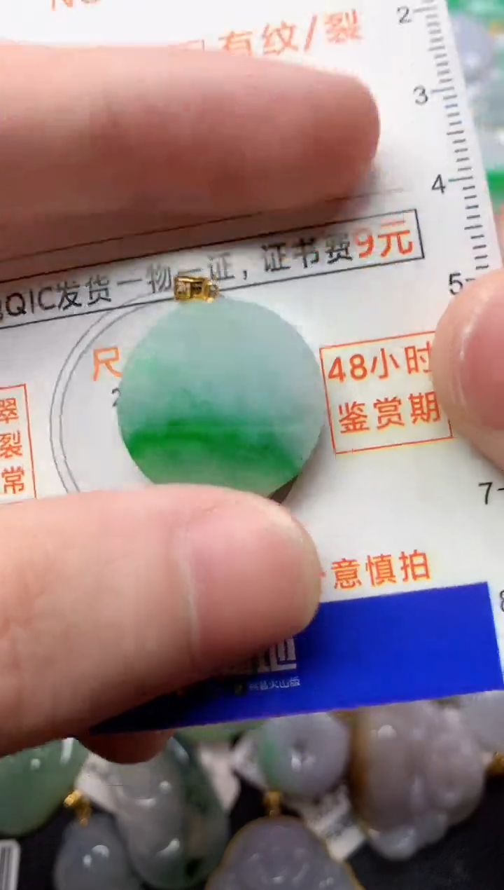 【闪购商品】翡翠颈饰18K金镶嵌1...........