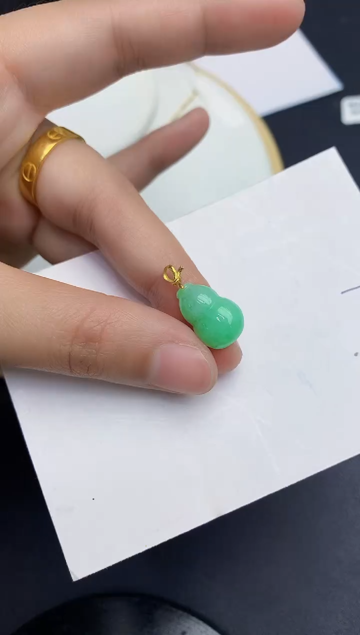 【闪购商品】翡翠颈饰18K金镶嵌000000000