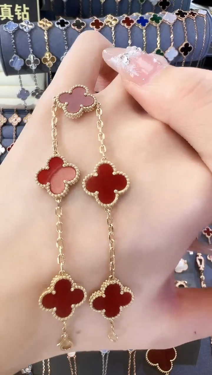 【闪购商品】玛瑙/玉髓手链18K金镶嵌18K黄手链