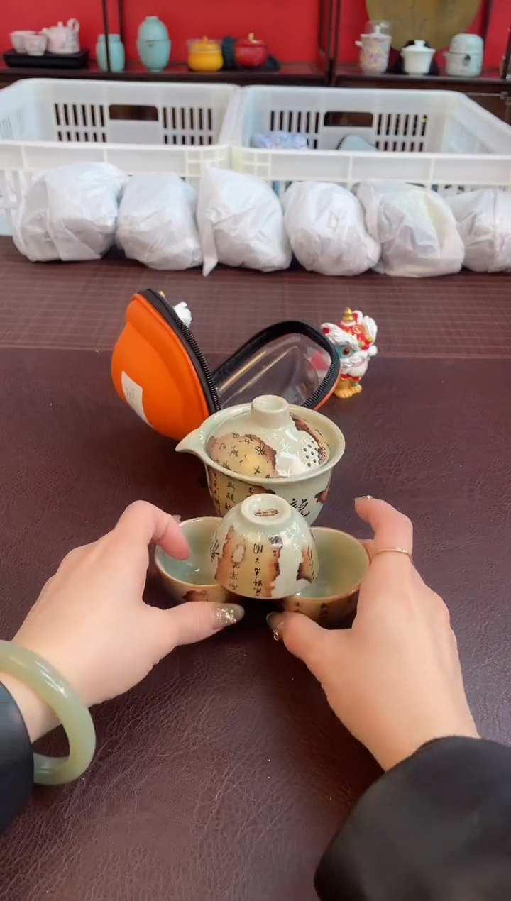 【闪购商品】瓷片【沉鱼茶器】清货底价 库存单一