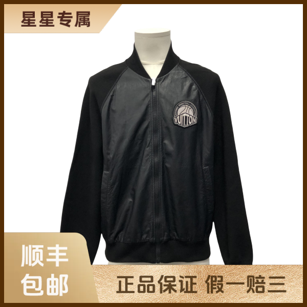 妃鱼/路易威登/牛皮革/外套/95新/x零五一零