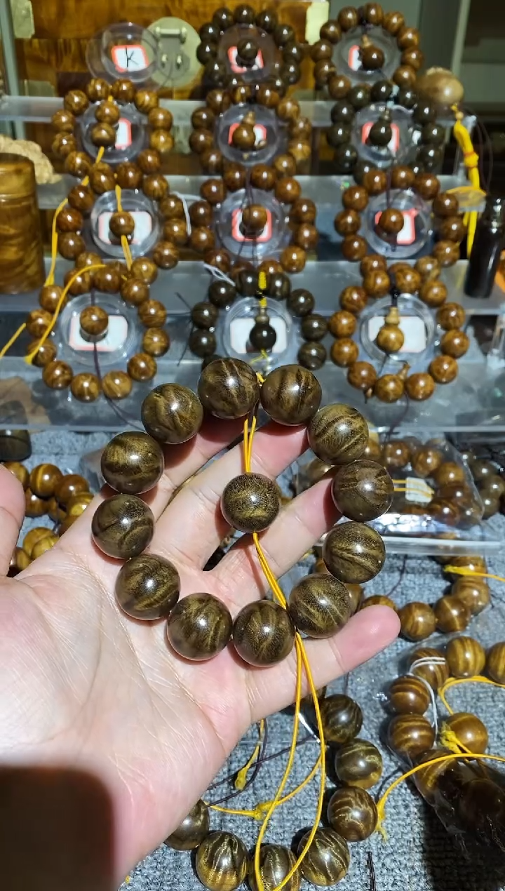 【闪购商品】阴沉木手串/手链阴沉木水波纹2.0手串