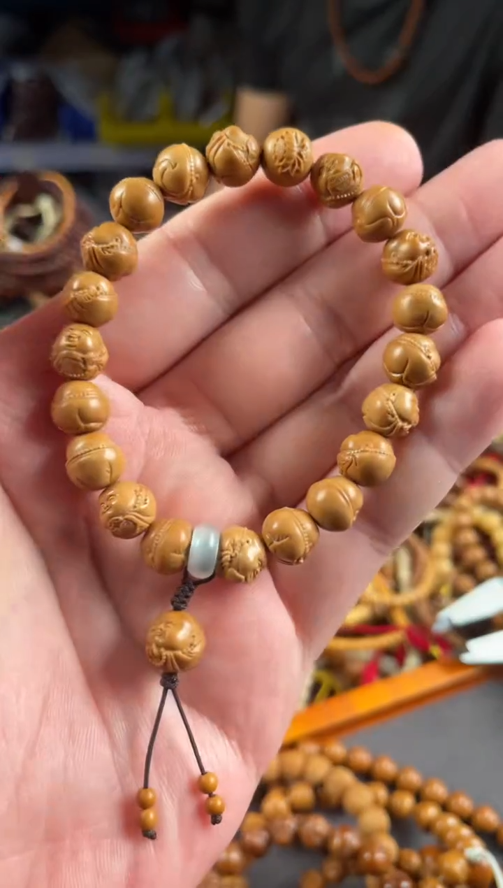 手串猴头核桃王胖子文玩工作室小弥勒11以下