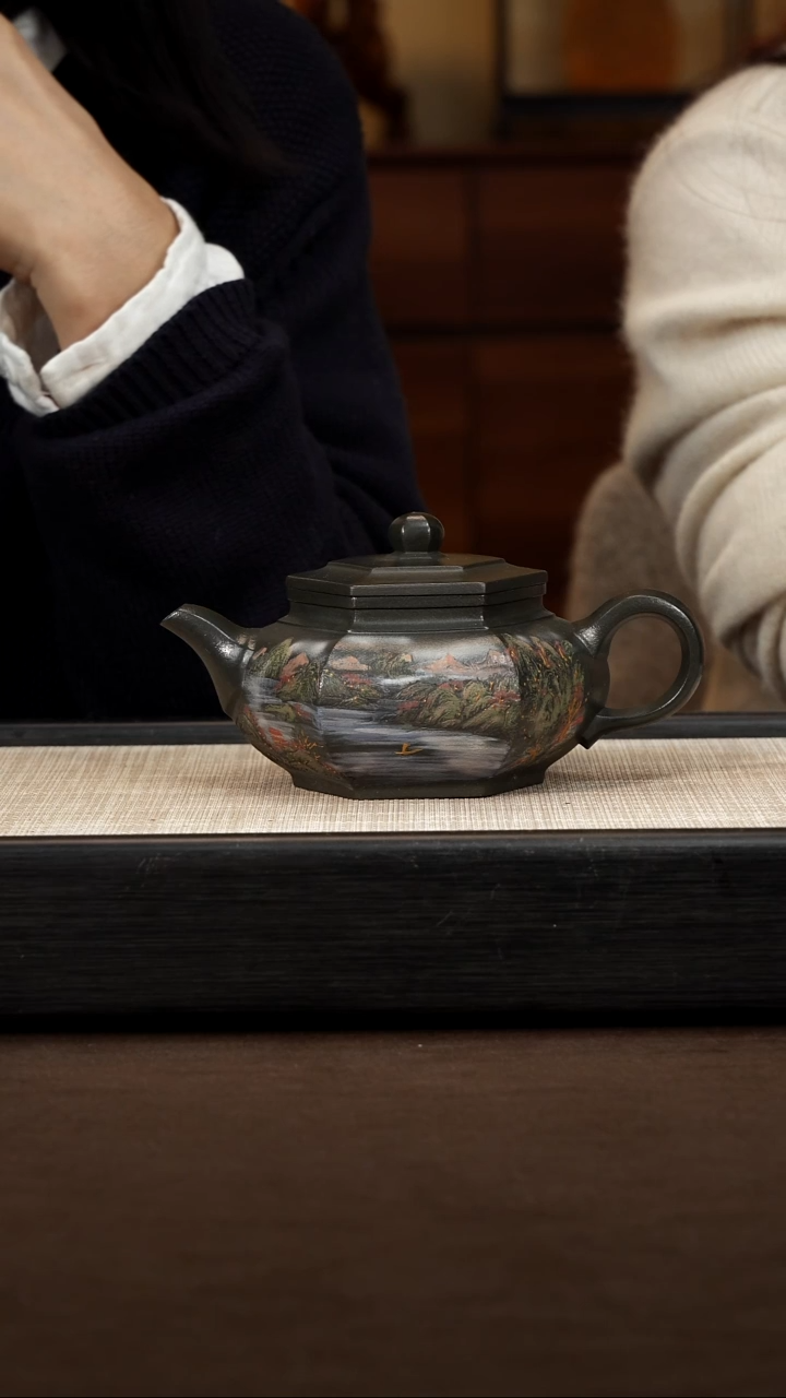 茶壶紫砂【P026】大彬六方  300c   WHJ