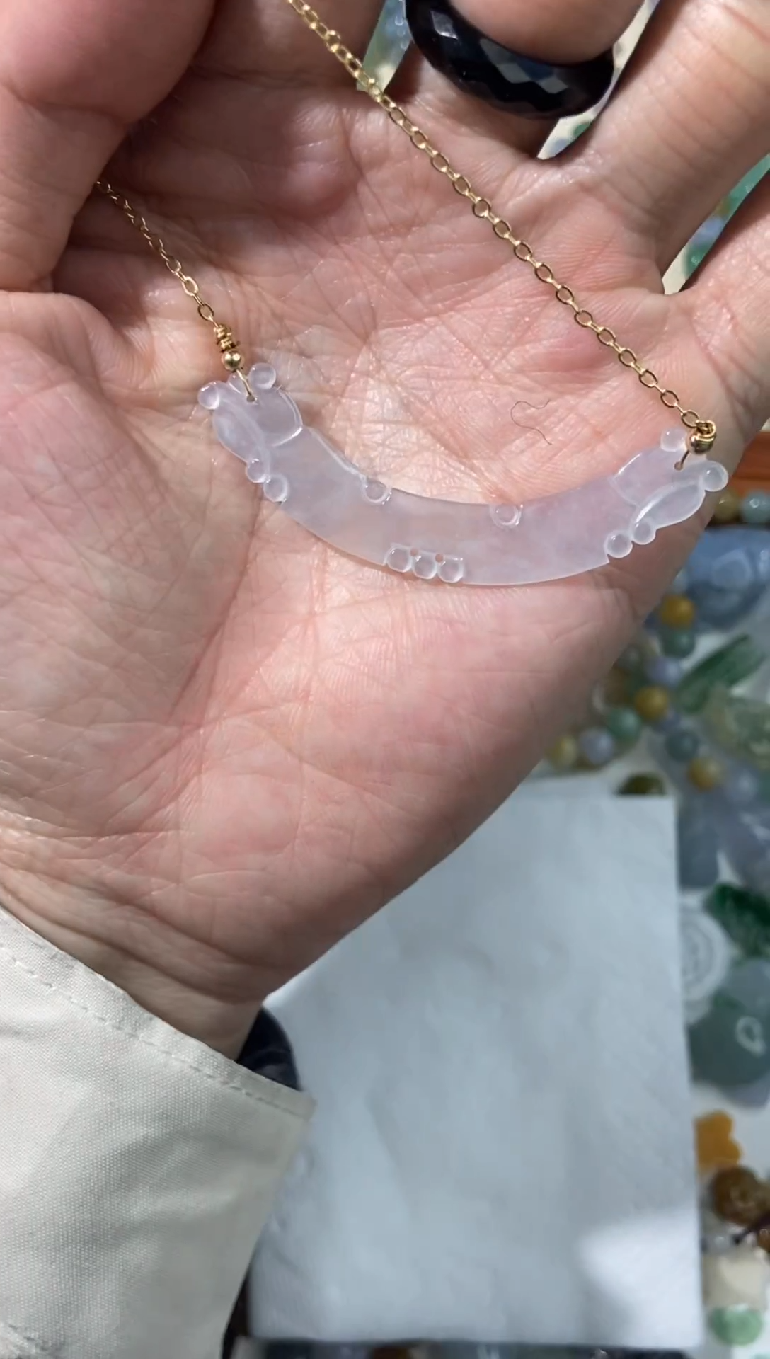 【闪购商品】翡翠颈饰未镶嵌【闪购商品】 天然翡翠 