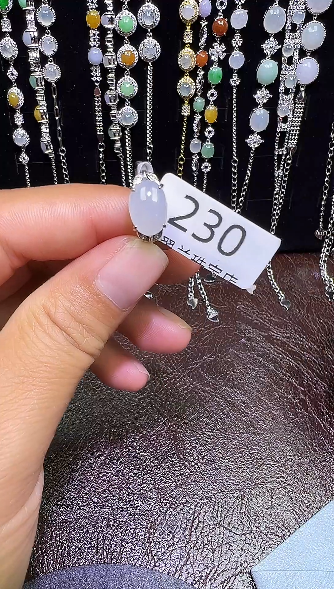 银S925镶嵌戒指翡翠戒指