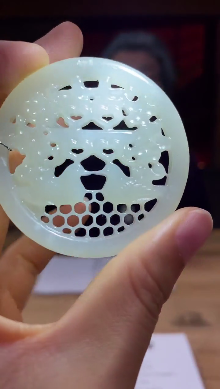 和田玉未镶嵌颈饰d266