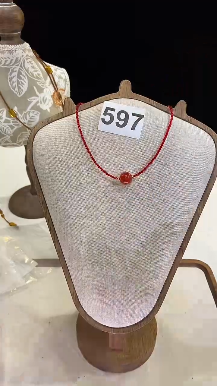 项链钛钢淡水珍珠597