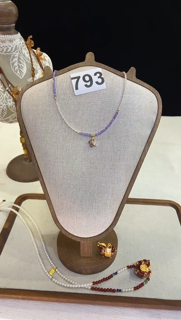 项链钛钢淡水珍珠793