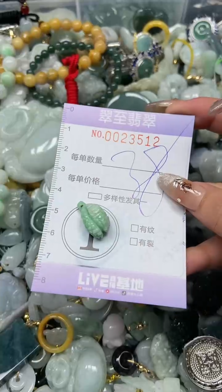 【闪购商品】翡翠颈饰未镶嵌闪购0023512