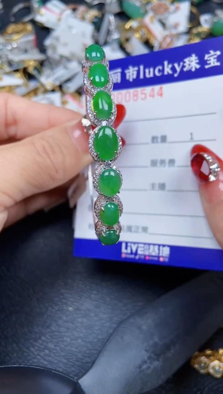 【闪购商品】翡翠颈饰银S925镶嵌8544