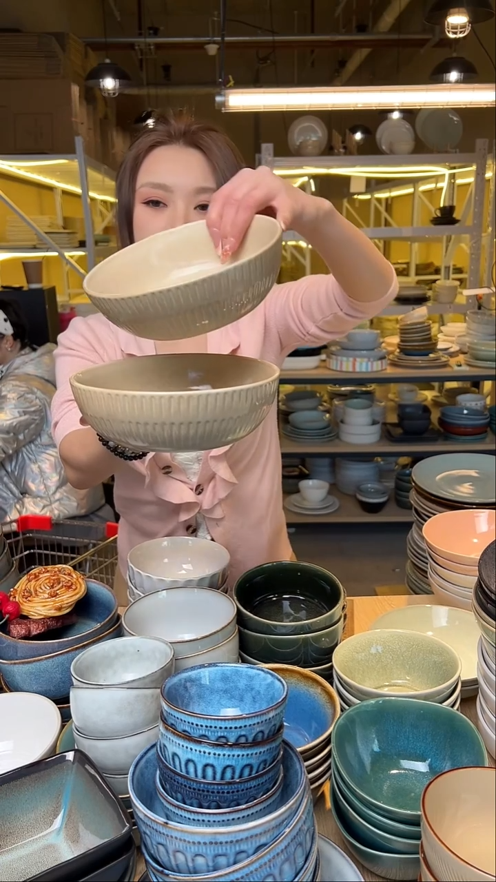 瓷31【瑕疵】外贸尾货窑变釉下彩