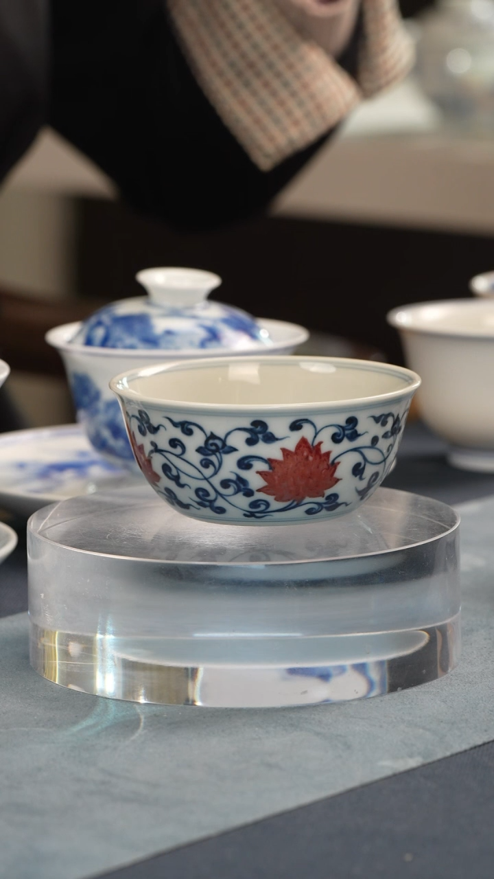 杯子瓷【釉里红研究院】