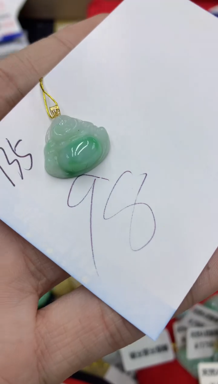 【闪购商品】翡翠颈饰18K金镶嵌号链接1111111