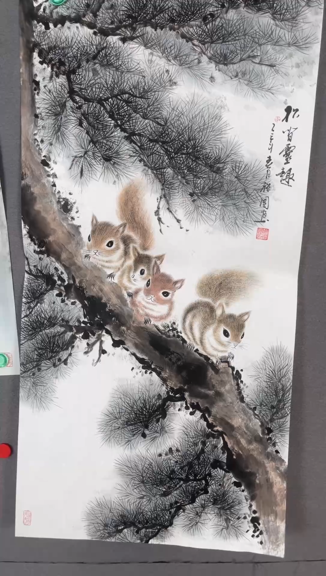 国画国画山水花鸟作品