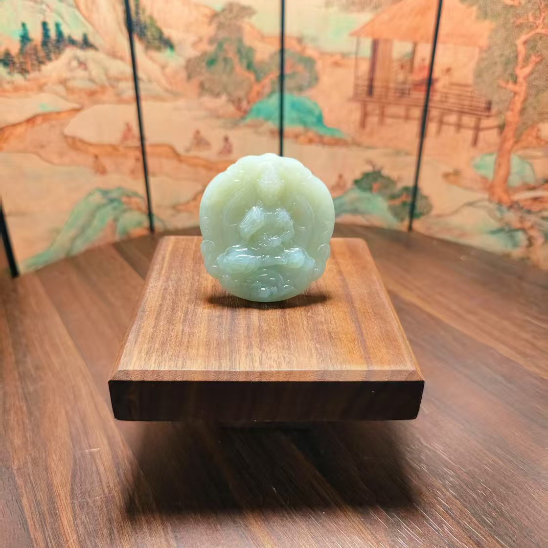 T和田玉观音吊坠0176