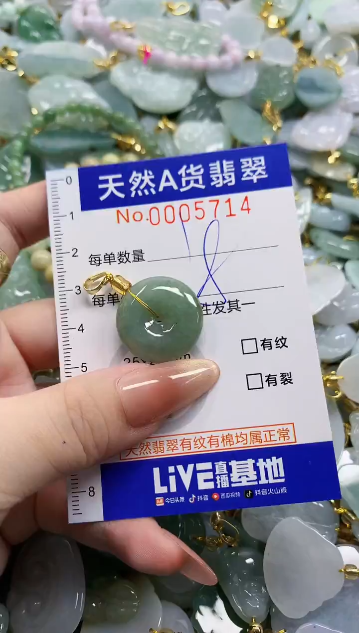 颈饰未镶嵌翡翠天然A货翡翠