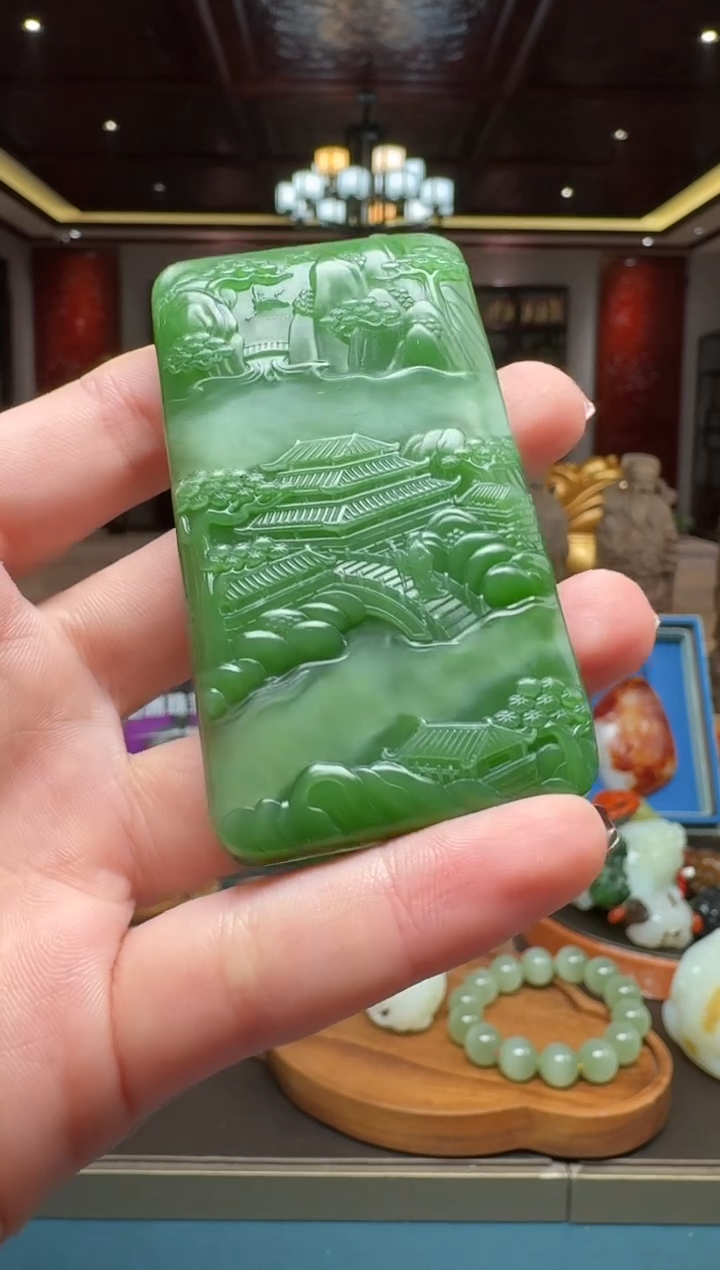 未镶嵌和田玉挂件by