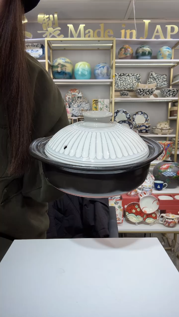 瓷花枫叶6号0.9L 1人用）白色