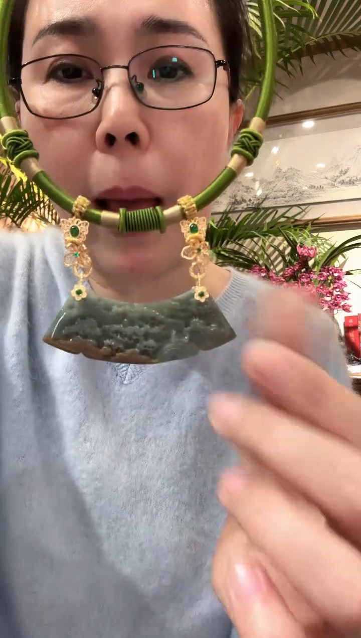 【闪购商品】翡翠颈饰未镶嵌国风