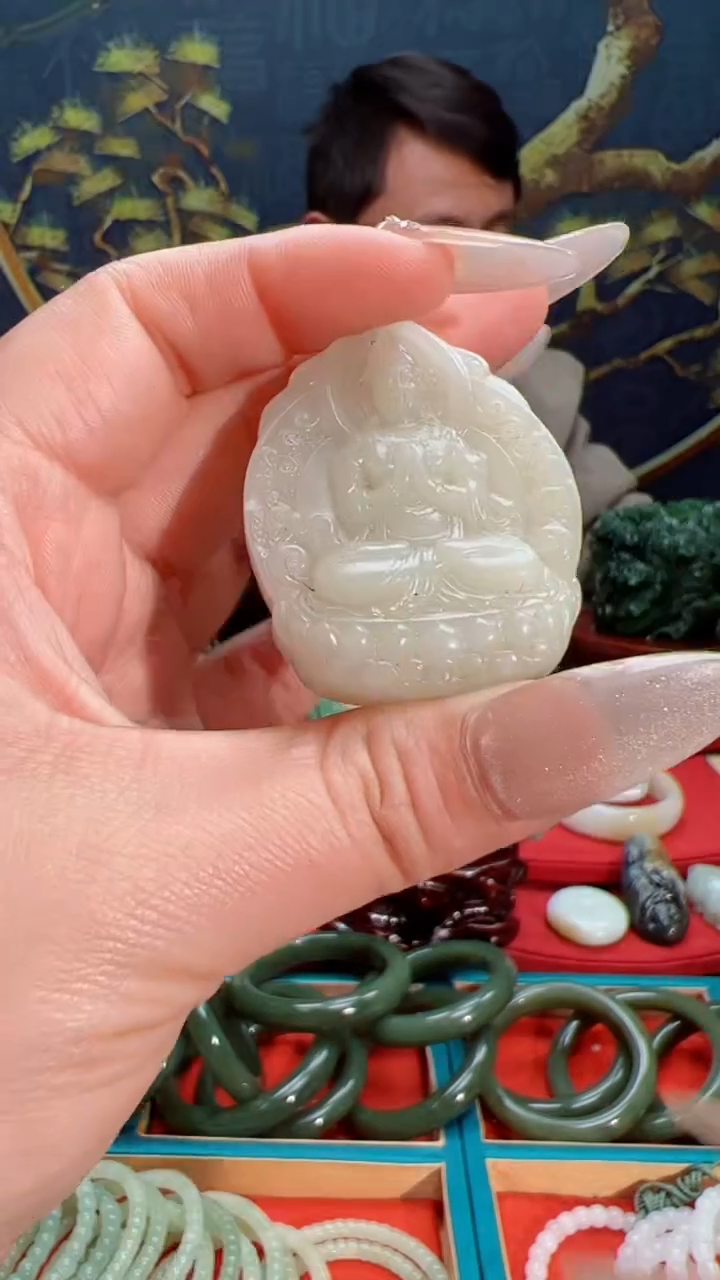 【闪购商品】和田玉吊坠未镶嵌1