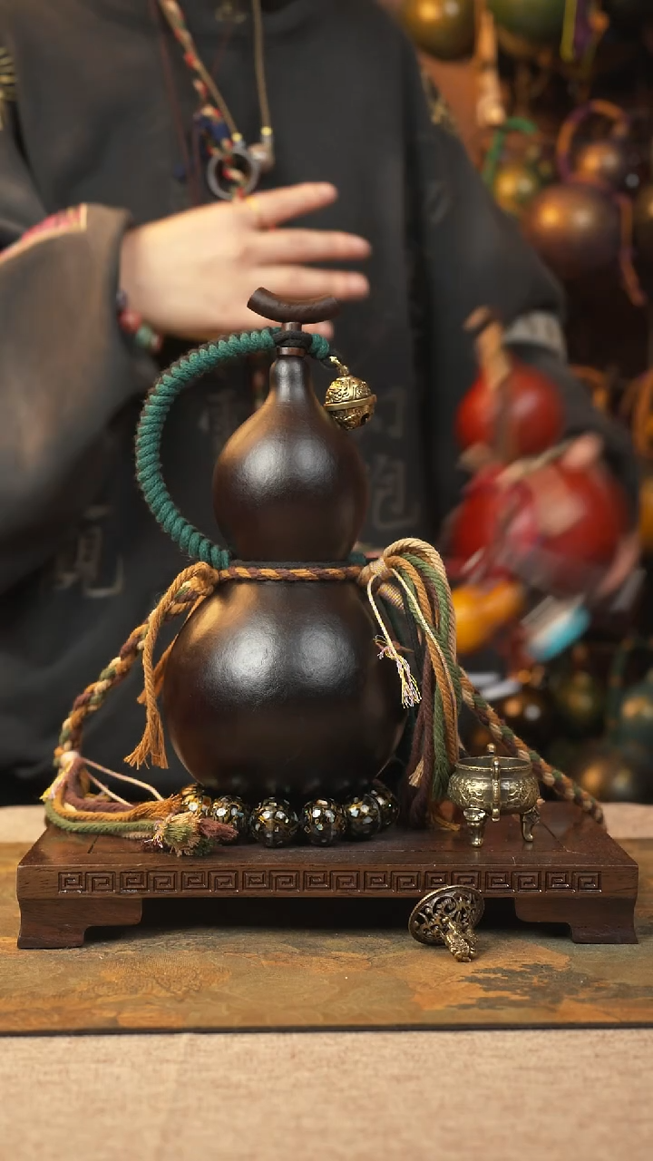 【闪购商品】348大漆葫芦一物一拍记葫堂出品